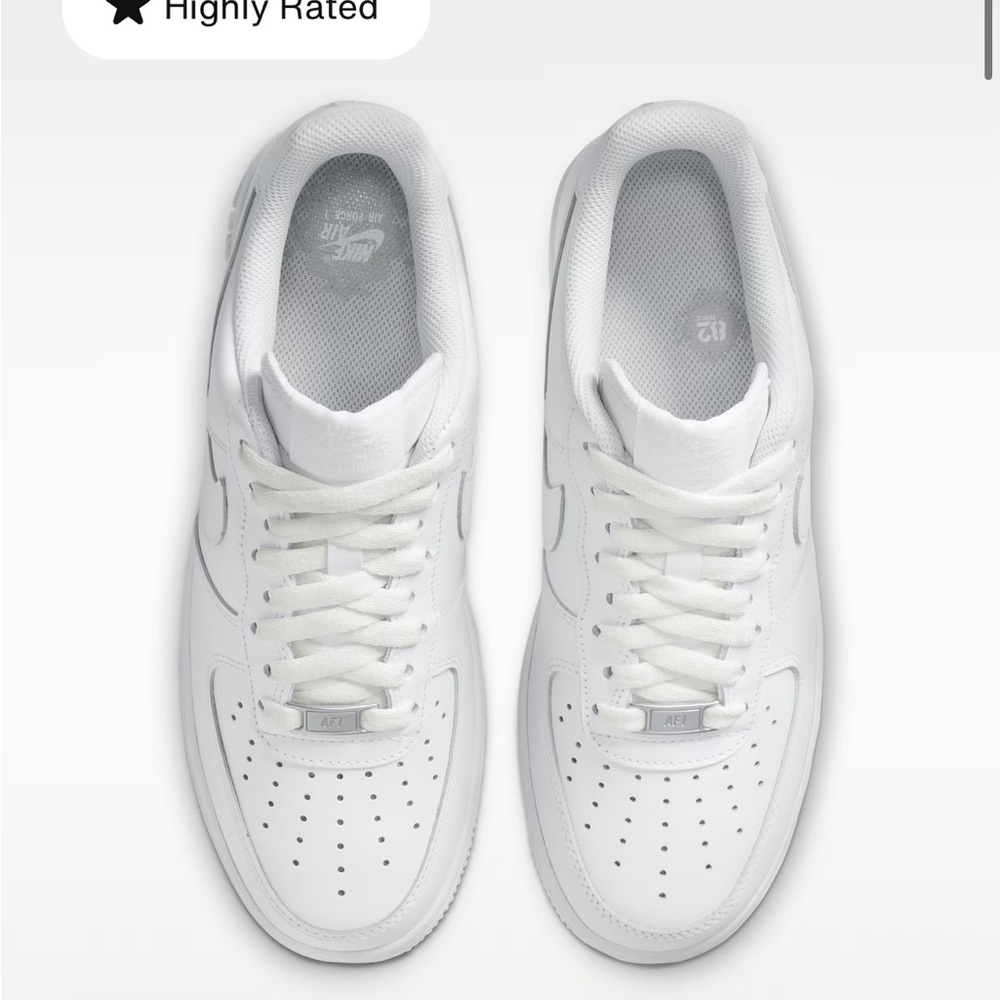 Nike Air Force 1 White Womens 8